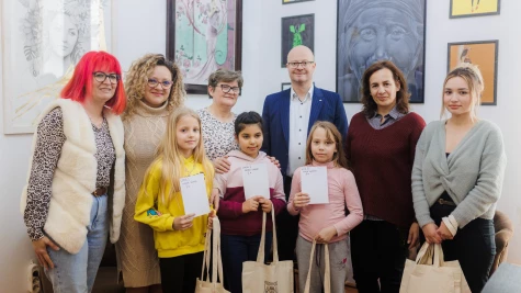 Premiați la concursul de desen, organizat în colaborare cu orașul înfrățit Nyíregyháza