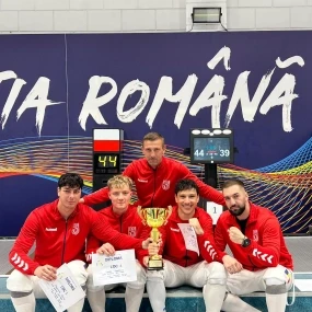 Echipa masculină de spadă a CSM Olimpia a câștigat Cupa României
