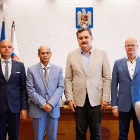 Excelența Sa, dr. Manoj Kumar Mohapatra, ambasadorul Indiei în România, în vizită la Satu Mare