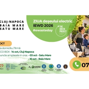 Campanie de colectare a deșeurilor de echipamente electrice și electrocasnice, 14 septembrie – 14 octombrie 2026