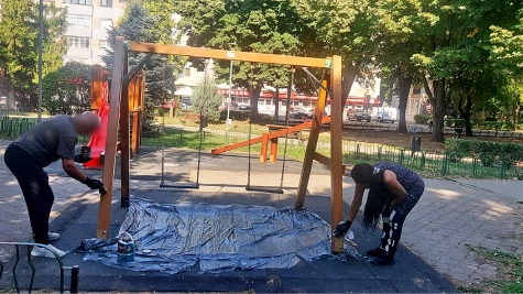 Köztisztasági munkálatok Szatmárnémetiben