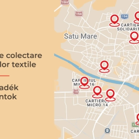 132 de tone de deșeuri textile, colectate în decurs de un an la Satu Mare