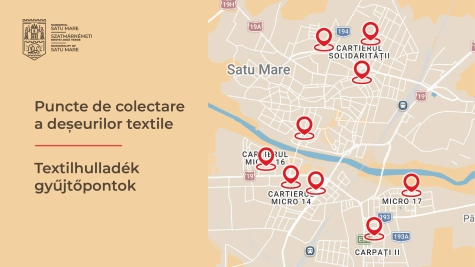 132 de tone de deșeuri textile, colectate în decurs de un an la Satu Mare