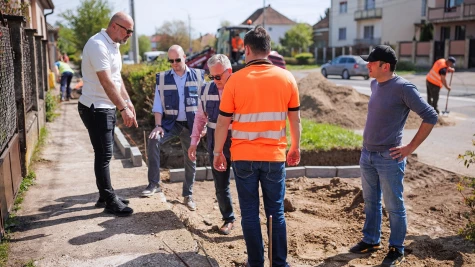 Continuăm lucrările de modernizare a trotuarelor și străzilor din municipiul Satu Mare