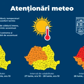 Recomandări privind protecția pe timpul caniculei