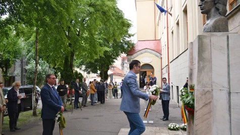 Poetul Mihai Eminescu, comemorat în municipiul Satu Mare!
