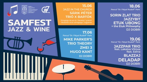 Samfest Jazz & Wine aduce jazzul mai aproape de sătmăreni