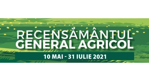 Recesământul Agricol 10 mai- 31 iulie 2021